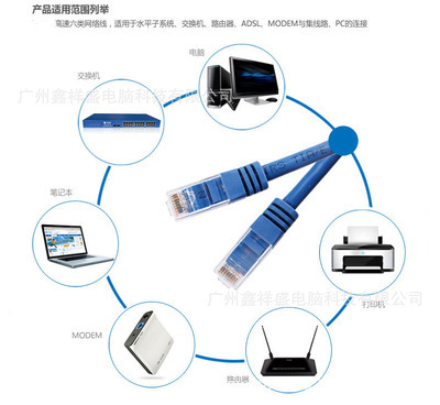 高品質10米藍色電腦成品網線 連接穩定，適用室內外環境
